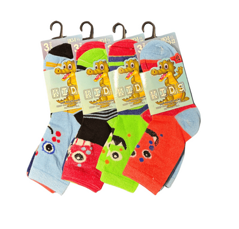 Kids Dinosaur Print Summer 12 Pair