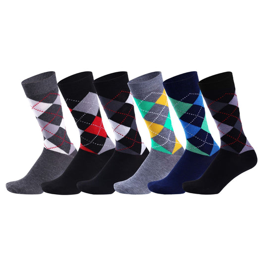 Cotton rich men's suit socks