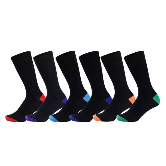 Cotton rich men suit socks Heal toe 12 Pair